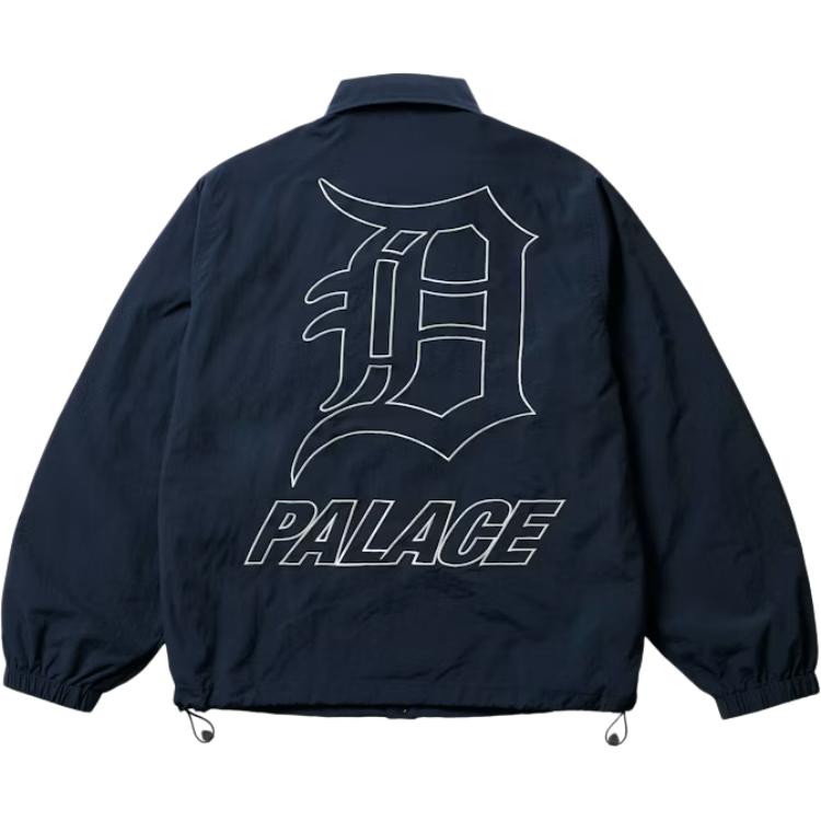 Palace x Detroit Tigers Coach Jacket Navy Unisex Outerwear Blue P31JK106