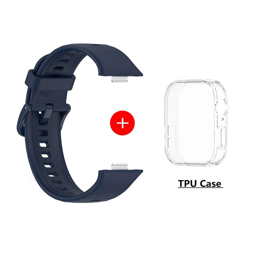 Silikonový řemínek pro hodinky Huawei Watch Fit 3 náhradní řemínek pro Huawei Watch Fit3 Řemínek s ochranným pouzdrem