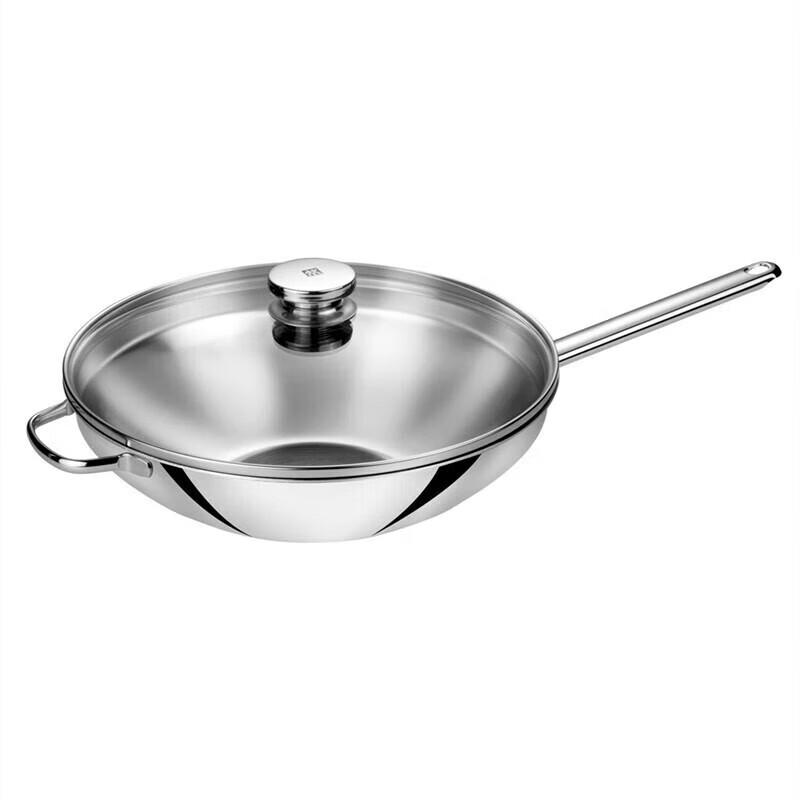 ZWILLING 32cm Stainless Steel Wok