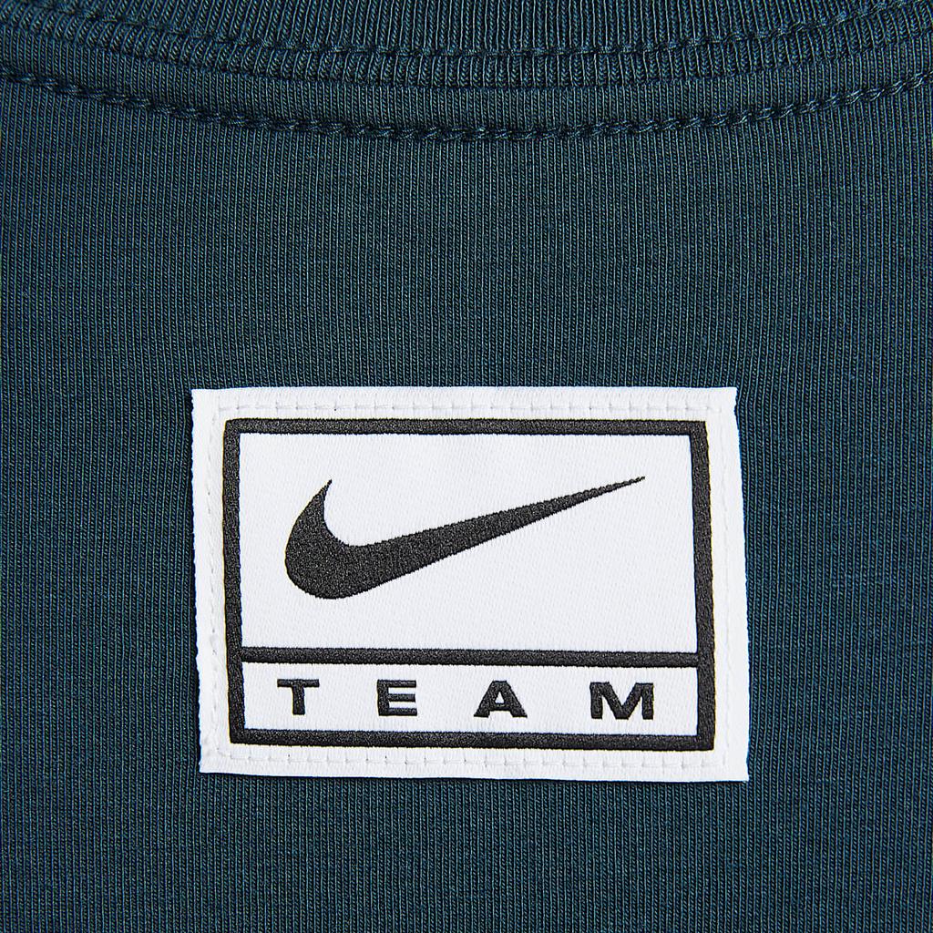 Nike Sportswear Comfortable Fashionable Versatile Short Sleeve Nautical Cropped Regular T-Shirt Women Tops Deep-Sea-Blue HQ1710-478