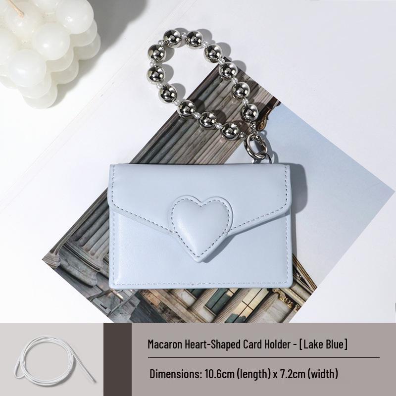 Heart-Shaped Car Key Card Holder for Xiaomi, Tesla, BMW, Xiaopeng, and Zeekr