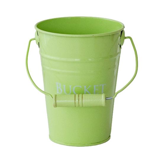Yousheng Aufbewahrungseimer mit Griff Verdickter Rostfreier Eisenbehälter Blumentopf Schreibtisch-Organizer für Make-up-Pinsel