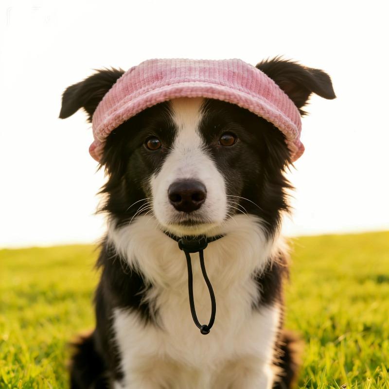 Cappello per Animali Regolabile in Velluto a Coste Cappellino da Baseball per Cani Cappello Parasole Durevole per Cani Piccoli Medi Grandi Golden Retriever Corgi Accessori