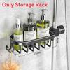 Bathroom Storage Organizer With Oxidized Aluminum Shelves For Modern Home Use