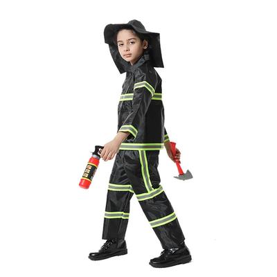 Halloween Fire Suit Children's Day Costume, Police Lawyer Pilot Doctor Worker Children Cosplay Suit