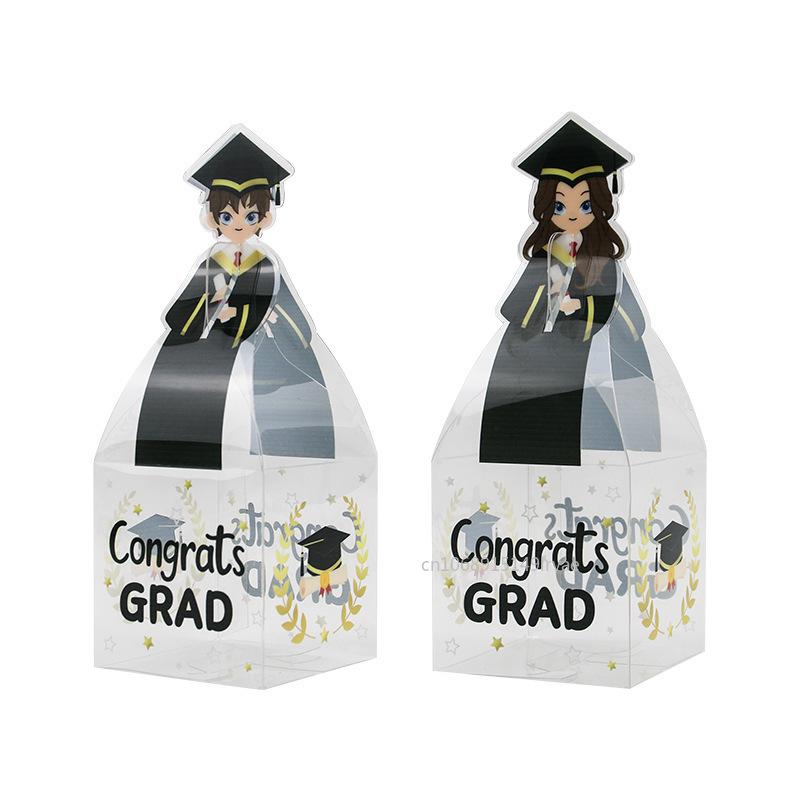 20/10pcs Graduation Party Favor Box Happy Graduation Party Decor for Class of  Grad Celebration Party Supplies Candy Box