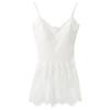 Women's Sweet French Bow Layered White Lace Camisole - Sleeveless Top for Autumn and Winter