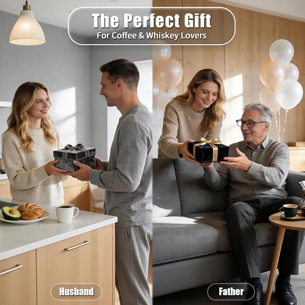 2 Stück Espresso-Kühlkugel, Wiederverwendbare Metall-Eiswürfel, Gefrorene Edelstahl-Eiskugeln für Kaffee, Whiskey & Mehr Getränke,Kühler-Geschenk zum Geburtstag
