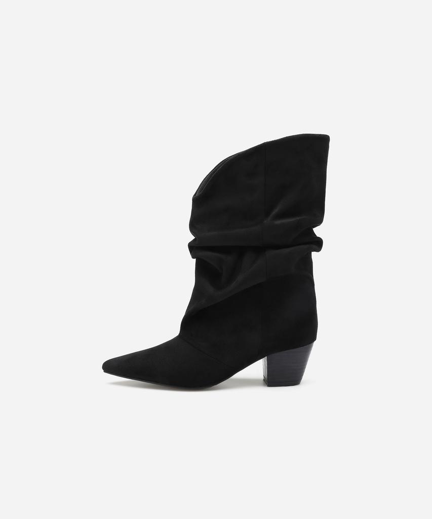 Salt And Chocolate Gel Slouch Western Boots 412546018(5Cm)