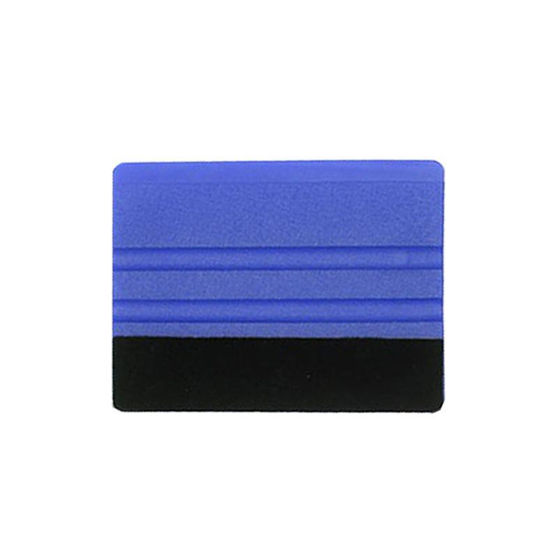 Vinyl Squeegee Scraper Tool 4 Inch Non-Slip Handle Felt Edge for Car Sticker Carbon Film Wrap Decal Application
