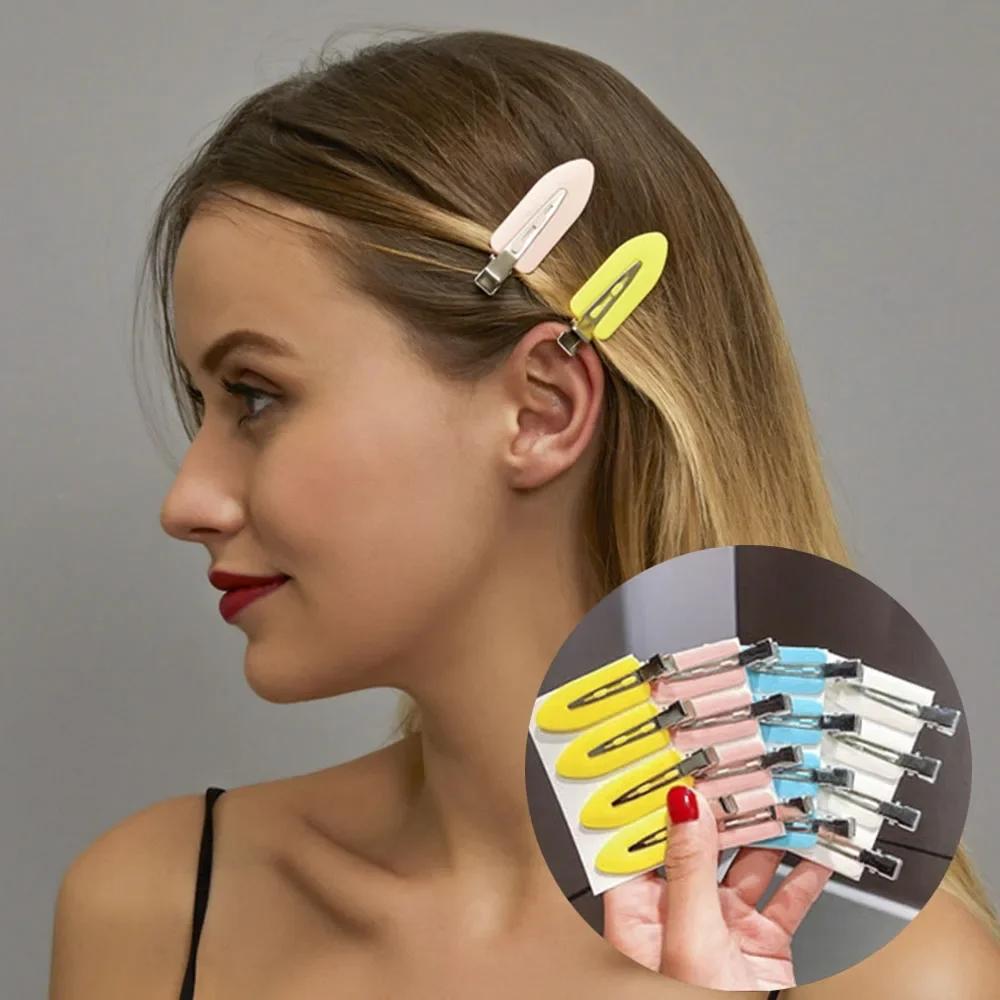 8 Stück Schlichtes Y2k Mode Haarspangen Set Kein Ben Rutsch Haarspangen Für Frauen Geeignet Für Tägliches Tragen Gesicht Waschen Haarschmuck