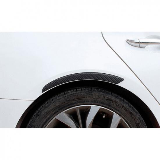 Black For BMW Sporty Fender Rubber Trim Sticker Car Wheel Eyebrow Protect Strips