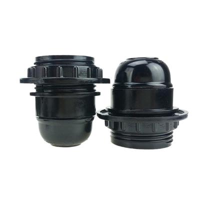 Black Period Style Screw E27 Light Bulb Lamp Holder Pendant Socket