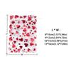 20pcs Love Heart Valentine's Day Gift Bag Drawstring Bronzing Gift Bag Mesh Candy Pouches  Wedding
