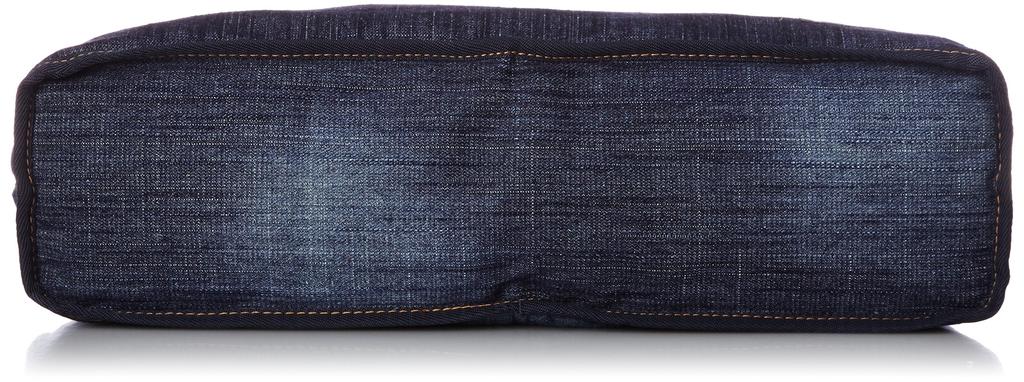 Hapitas Foldable Denim Tote Bag, Carry-On Compatible, Available In a Variety of Patterns, 17L, 33cm, 0.36kg, H0001-DE 272, Indigo