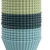 Muffinsform Morandi Färg Rund Äggtårta Ångat Ägg Silikon Kompletterande Matform 24 st