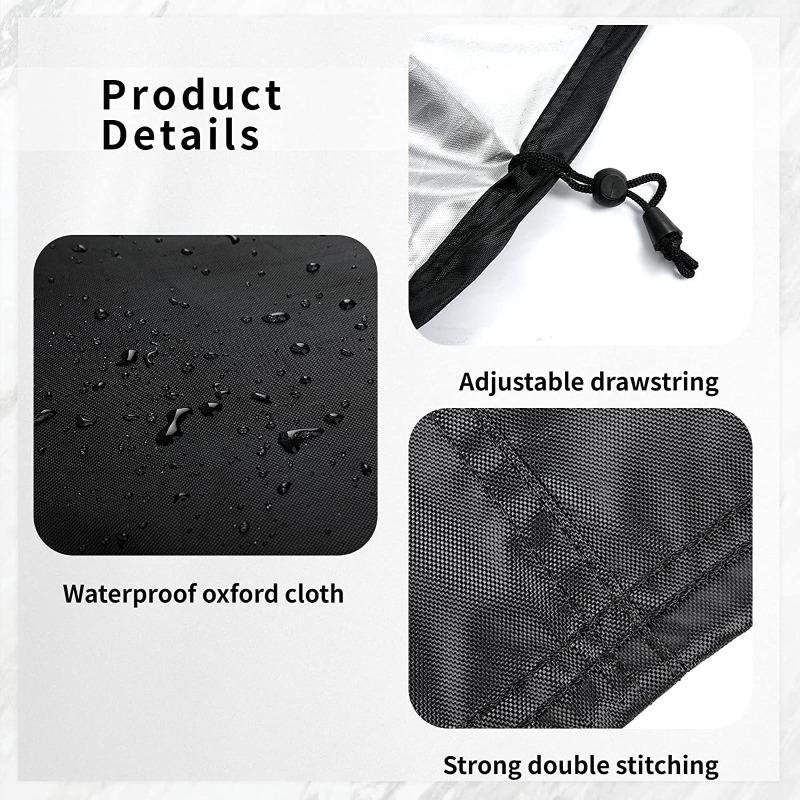 Dust-proof Elliptical Training Protective Case Elliptical Sports Machine Cover Waterproof Oxford Cloth Elliptical Machine Cover