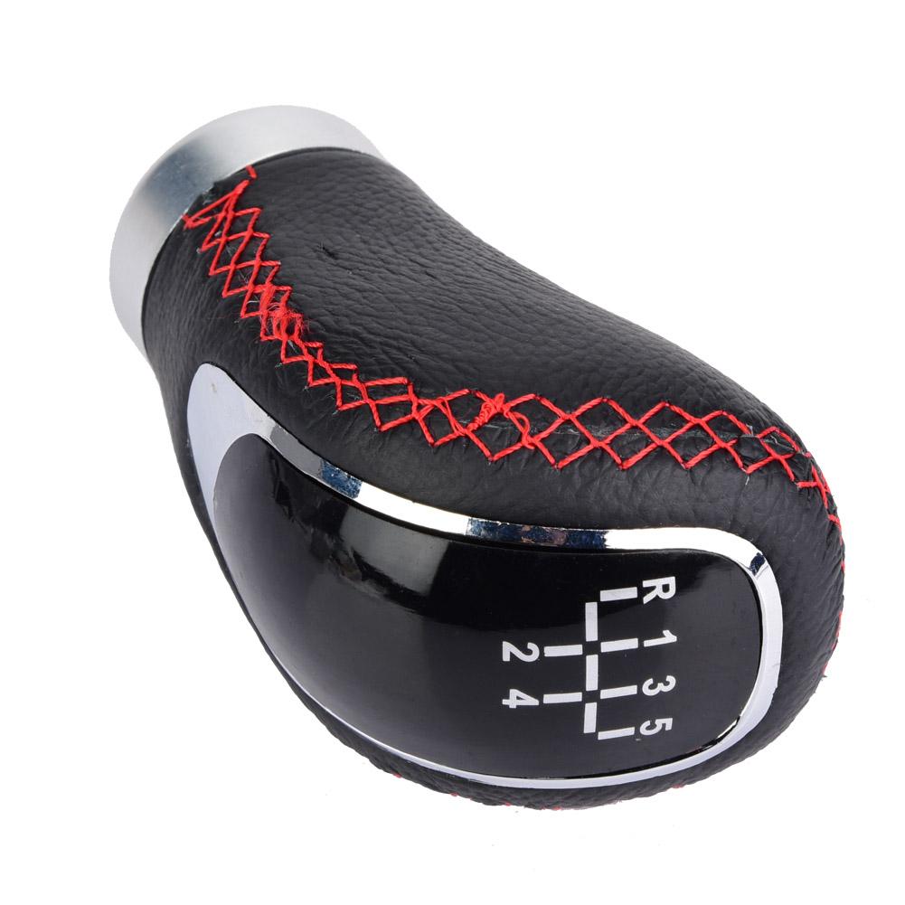 Stick Sifter Gear Lever Shift Knob Head 5 6 Speed Pattern  with 3 Replacement Covers