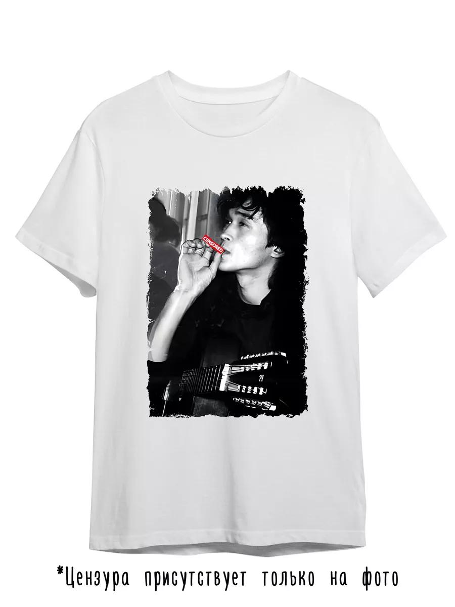 Kino band print t-shirt 4XL