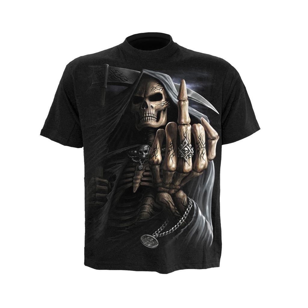 Spiral Direct Unisex Adult Bone Finger T-Shirt