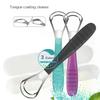Stainless Steel Tongue Scraper Tongue Coating Cleaner Tongue Coating Brush Oral Tongue Cleaner Tool Fresh Breath