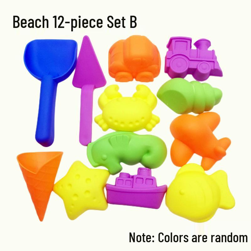 Handmade Colored Playdough Set for Kids with Molds and DIY Tools