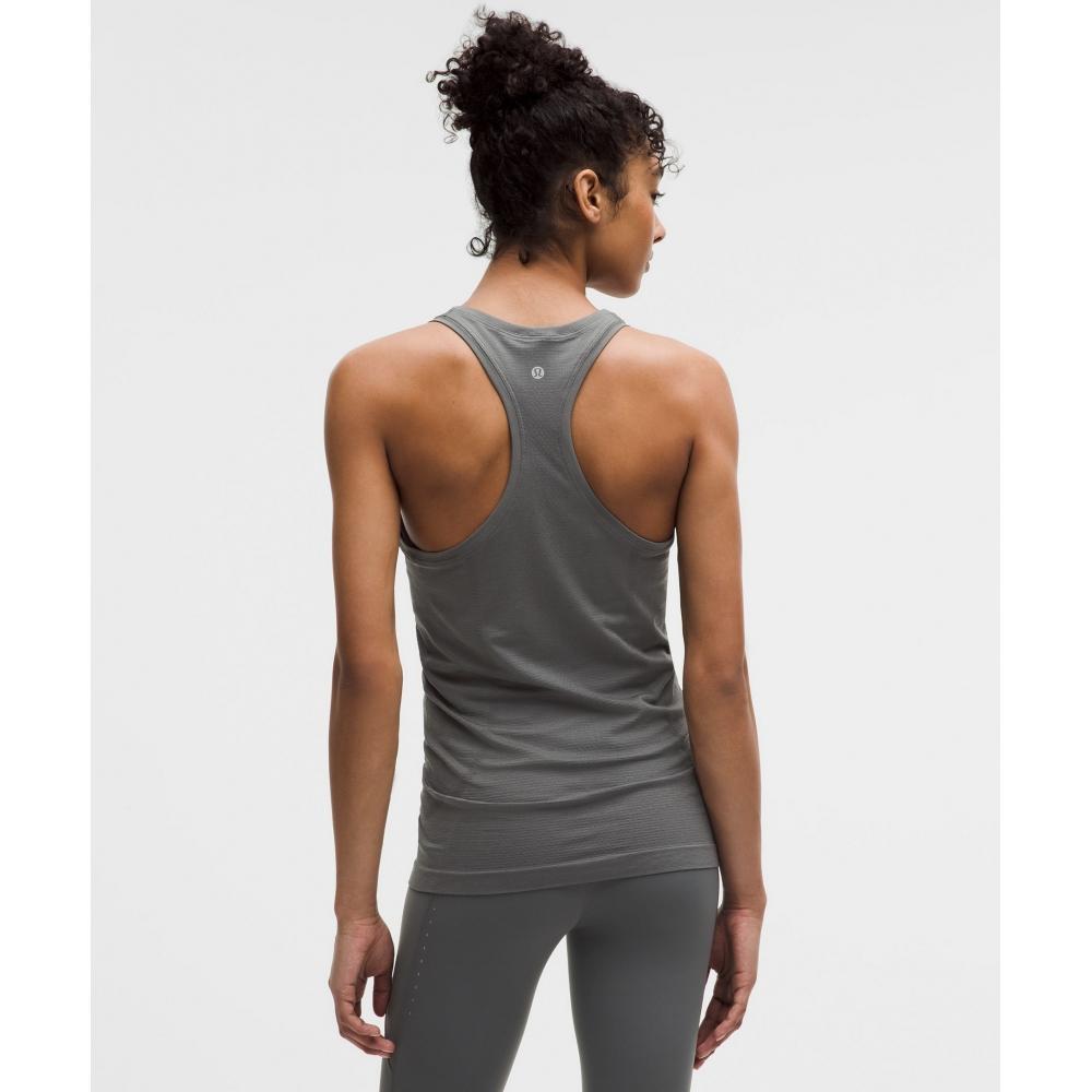 Lululemon Swiftly Tech Racerback Tank Top 2.0  Hip Length Onyx Grey Onyx Grey