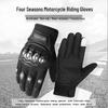 Men's Summer Non-slip Touchscreen Motorcycle Riding Gloves - Wear-resistant, Anti-fall Protective Gear for Bikes