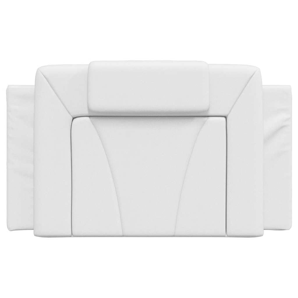 Vidaxl Headboard Pillow, White, 90 Cm, Faux Leather