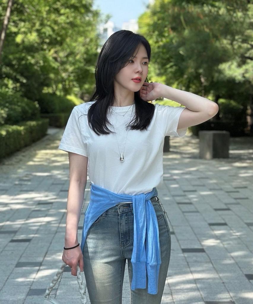 ROIDESROIS Pastel Cotton Layered Tee (Ivory)