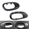 Inner Door Handle Shell Frame Panel Beige/Black for Peugeot 206 207 for Citroen C2 Auto Accessories