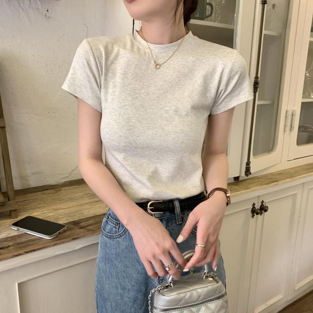 2025 Summer Slim-Fit Short-Sleeve T-Shirt for Women