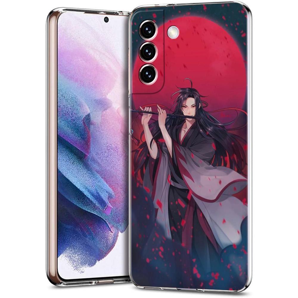 Mo Dao Zu Shi Phone Case for Samsung Galaxy S23 S20 FE S22 S21 Ultra M21 M22 M32 S10 S10E S9 S8 Plus 5G Transparent Shell Capas