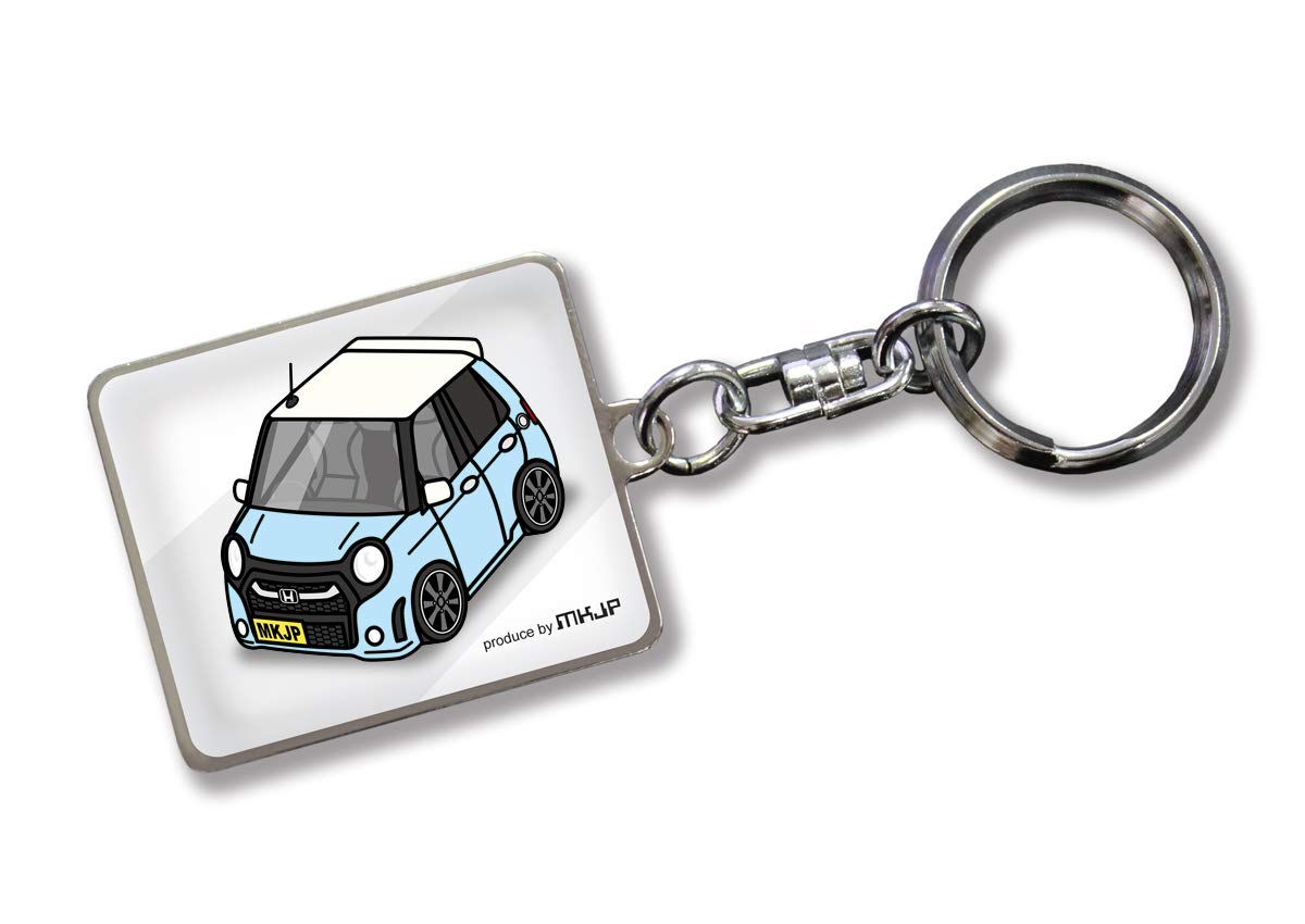 

MKJP Кастомный брелок Honda Modulo X JG1 2 Белый автомобиль Голубой N-ONE Базовый цвет светло-синий