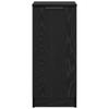Sideboard In Black Oak Look 30 X 30 X 70 Cm Particleboard