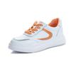 2025 new comfortable women's shoes spring sports flat leather white shoes 2025 direct sales platform casual single shoes women
