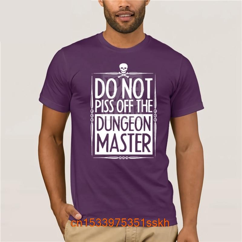 Personality Tshirt Do Not Piss Off The Dungeon Master T Shirt New Trendy Fashion Printed Mens Tshirt 100 Cotton