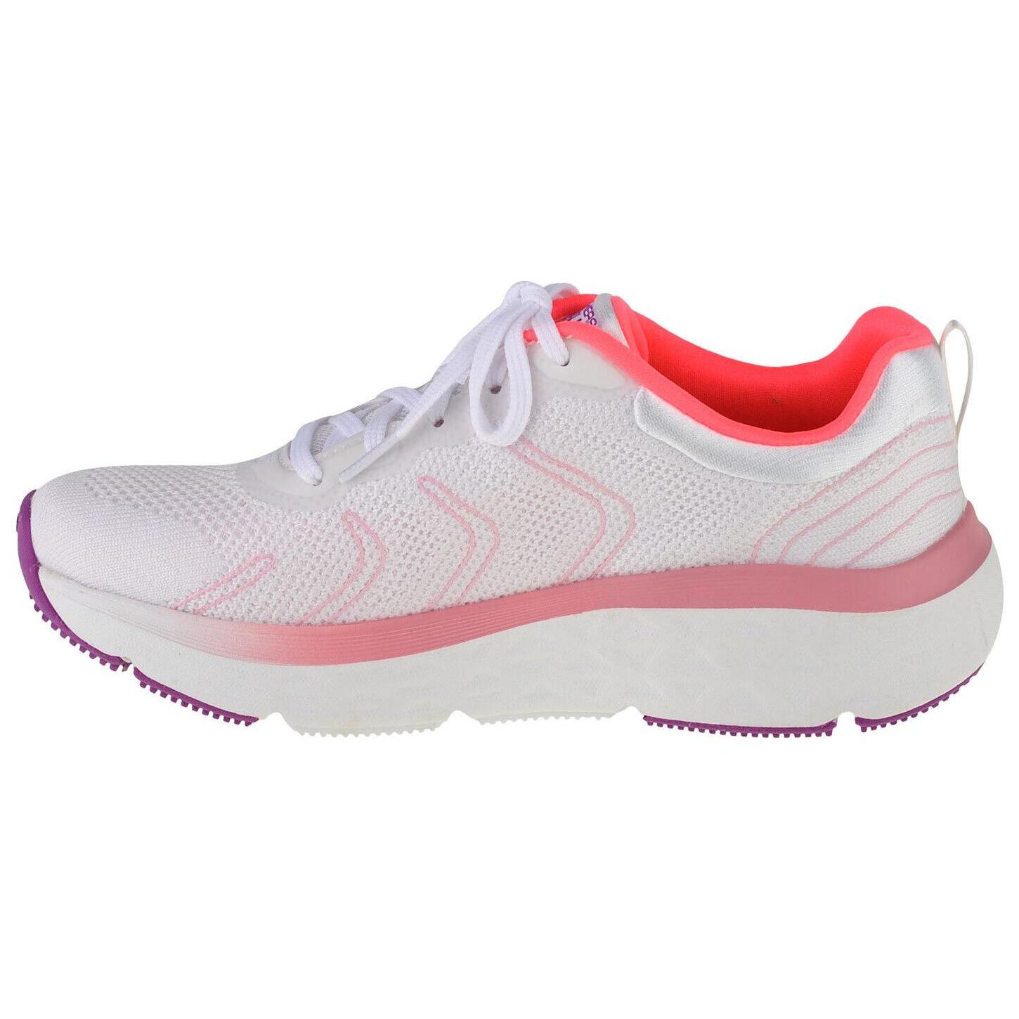 (WMNS) Skechers Max Cushioning Delta White Pink Purple Women s 129120-WCRL EU 39