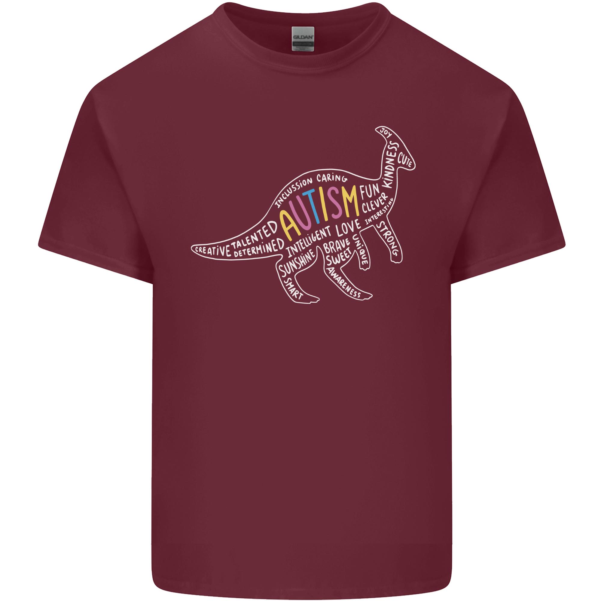 Autism Dinosaur Unisexs Light Cotton TShirt S
