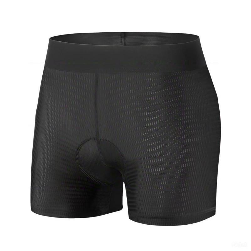 Men Women Cycling Shorts With Gel Pad Breathable Quick Dry Bike Road Mountain Biking Small чёрный