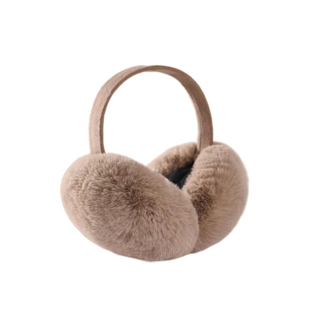 Warm Foldable Ear Muffs Fluffy Plush Ear Warmer Winter Earflaps  Men Women