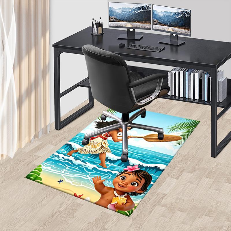 Moana'S Ocean Adventure Carpet For Playroom Bedroom Living Room Sofa Home Decorkids Game Area Rug Nonslip Floor Mat