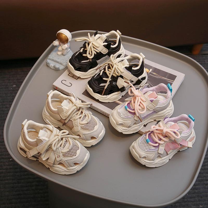 Baby Sandals Anti-Slip Flexible Soft Sole Cute Walking Shoes for Boys Girls 2025 Summer New Kids Casual Shoes Sports Running