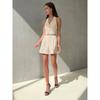 Women Sleeveless Button Vest + Pleated Shorts Set New Summer Tops Two-Piece Suit For Women