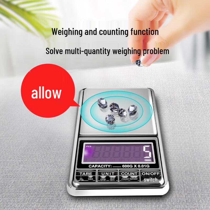 Meilen 0.01g High-Precision Portable Jewelry Scale (CN Version)