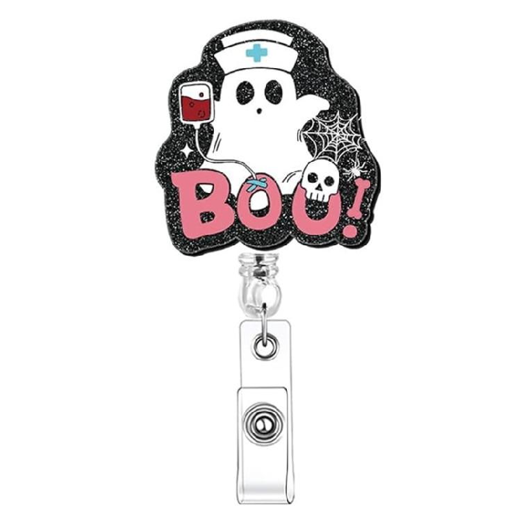 Halloween Deck Retractile Symbol Roll Whirling Clip For IDENTITY Layouts Workplace School Accessories