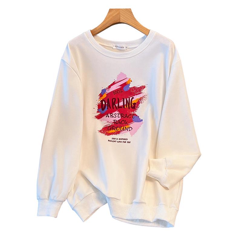 Large Size Loose Autumn Hoodie (200/350 Jin, 150/160/170 Bust)