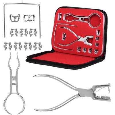 12 pezzi/set Perforatore per diga dentale per dentista Pinze perforatrici per diga di gomma Attrezzatura da laboratorio per denti Strumento ortodontico Odontologia