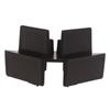 12x/set Convenient Tray Stacking Space Saving Tray Storage and Save Space Convenient Stacking Holder Rack for Kitchen