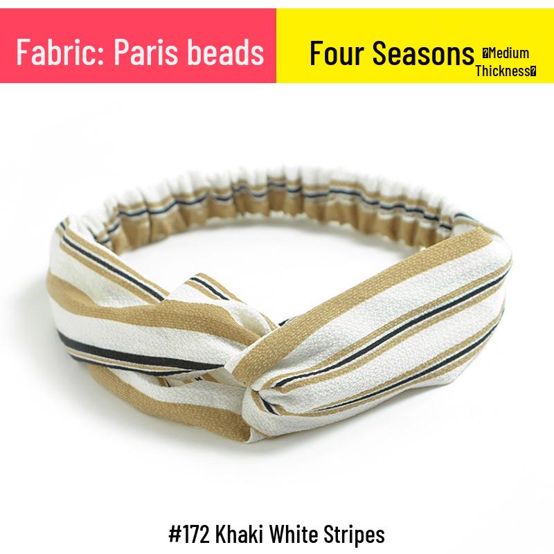 Koreanisches florales Chiffon-Elastik-Stirnband für Damen - Frischer Stil Haaraccessoire